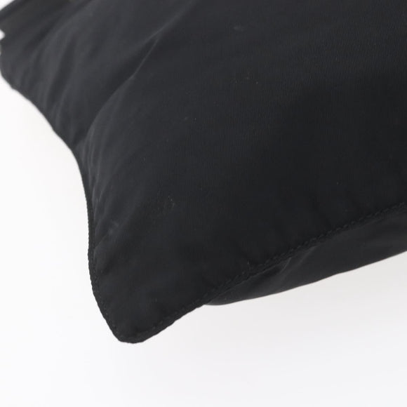 PRADA Shoulder Bag Nylon Black Silver Auth bs31158