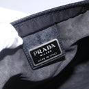 PRADA Shoulder Bag Nylon Black Silver Auth bs31158-19