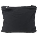 PRADA Shoulder Bag Nylon Black Silver Auth bs31158-2