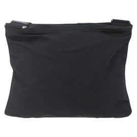 PRADA Shoulder Bag Nylon Black Silver Auth bs31158 - 0