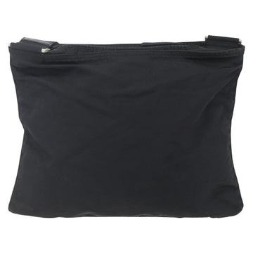 PRADA Shoulder Bag Nylon Black Silver Auth bs31158 - 0
