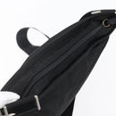 PRADA Shoulder Bag Nylon Black Silver Auth bs31158-6