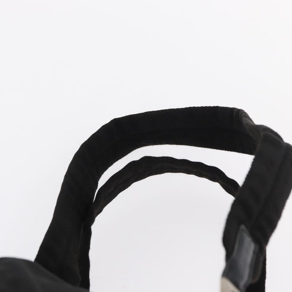 PRADA Backpack Nylon Black Silver Auth bs31160