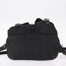 PRADA Backpack Nylon Black Silver Auth bs31160-5