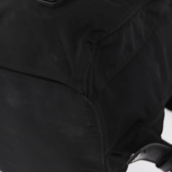 PRADA Backpack Nylon Black Silver Auth bs31160