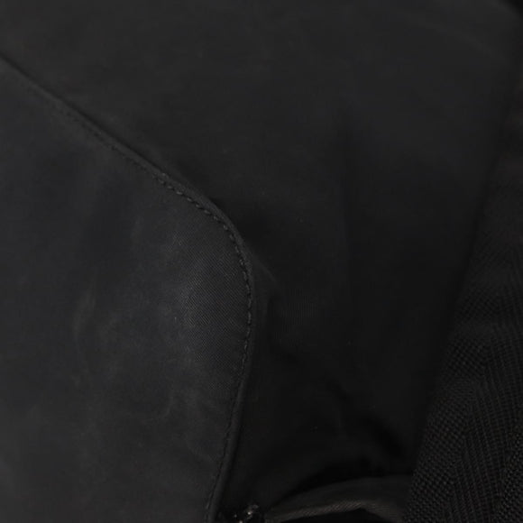 PRADA Backpack Nylon Black Silver Auth bs31160