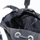 PRADA Backpack Nylon Black Silver Auth bs31160-27