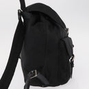 PRADA Backpack Nylon Black Silver Auth bs31160-4