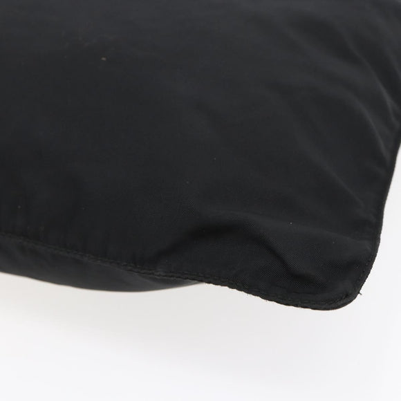 PRADA Shoulder Bag Nylon Black Silver Auth bs31163