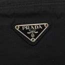 PRADA Shoulder Bag Nylon Black Silver Auth bs31163-18