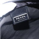 PRADA Shoulder Bag Nylon Black Silver Auth bs31163-19
