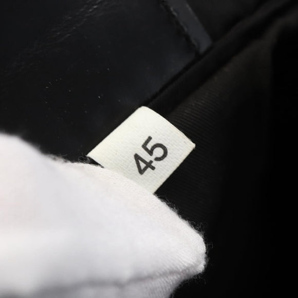 PRADA Shoulder Bag Nylon Black Silver Auth bs31163