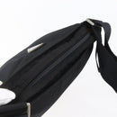 PRADA Shoulder Bag Nylon Black Silver Auth bs31163-6