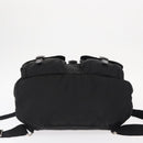 PRADA Backpack Nylon Black Silver Auth bs31164-5