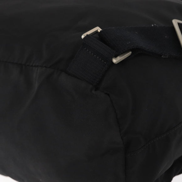 PRADA Backpack Nylon Black Silver Auth bs31164