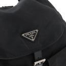 PRADA Backpack Nylon Black Silver Auth bs31164-20