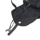PRADA Backpack Nylon Black Silver Auth bs31164-10