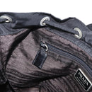 PRADA Backpack Nylon Black Silver Auth bs31164-24