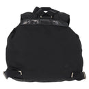 PRADA Backpack Nylon Black Silver Auth bs31164-2