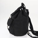 PRADA Backpack Nylon Black Silver Auth bs31164-3