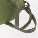 PRADA Backpack Nylon Green Silver Auth bs31165-9