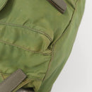 PRADA Backpack Nylon Green Silver Auth bs31165-17