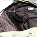 PRADA Backpack Nylon Green Silver Auth bs31165-26