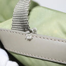 PRADA Backpack Nylon Green Silver Auth bs31165-10