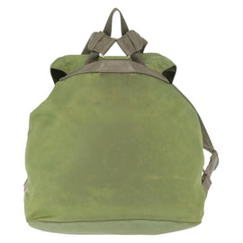 PRADA Backpack Nylon Green Silver Auth bs31165 - 0
