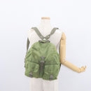 PRADA Backpack Nylon Green Silver Auth bs31165-30
