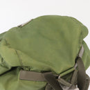 PRADA Backpack Nylon Green Silver Auth bs31165-6