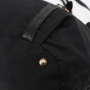 PRADA Tote Bag Nylon Leather 2way Black Gold Auth bs31167-13