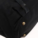 PRADA Tote Bag Nylon Leather 2way Black Gold Auth bs31167-14
