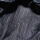 PRADA Tote Bag Nylon Leather 2way Black Gold Auth bs31167-19