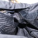 PRADA Tote Bag Nylon Leather 2way Black Gold Auth bs31167-20