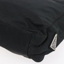 PRADA Shoulder Bag Nylon Black Silver Auth bs31168-15