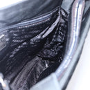PRADA Shoulder Bag Nylon Black Silver Auth bs31168-19