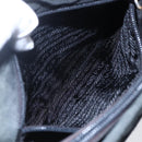 PRADA Shoulder Bag Nylon Black Silver Auth bs31168-21