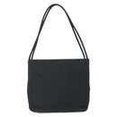 PRADA Shoulder Bag Nylon Black Silver Auth bs31168-2