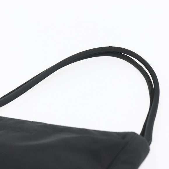 PRADA Shoulder Bag Nylon Black Silver Auth bs31168