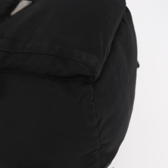 PRADA Backpack Nylon Black Silver Auth bs31169