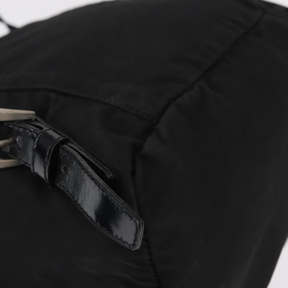 PRADA Backpack Nylon Black Silver Auth bs31169