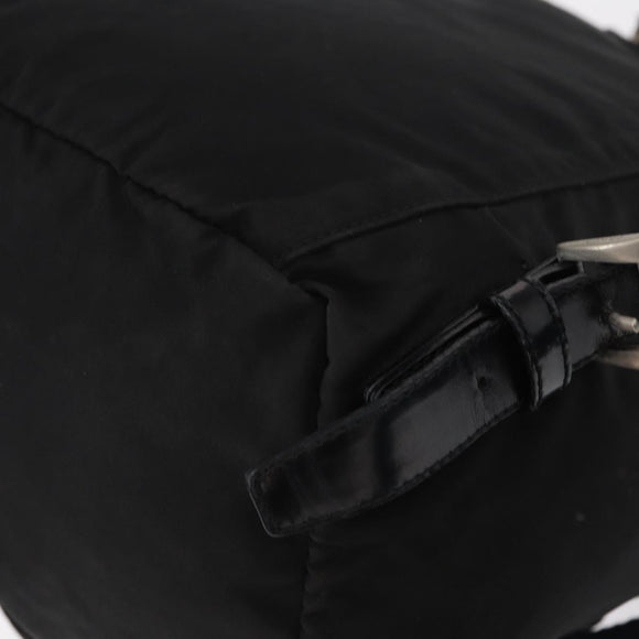 PRADA Backpack Nylon Black Silver Auth bs31169