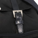 PRADA Backpack Nylon Black Silver Auth bs31169-9