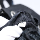 PRADA Backpack Nylon Black Silver Auth bs31169-12