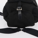 PRADA Backpack Nylon Black Silver Auth bs31169-6