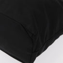 PRADA Tote Bag Nylon Black Silver Auth bs31170-15