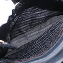 PRADA Tote Bag Nylon Black Silver Auth bs31170-9