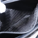 PRADA Tote Bag Nylon Black Silver Auth bs31170-26