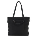 PRADA Tote Bag Nylon Black Silver Auth bs31170-2